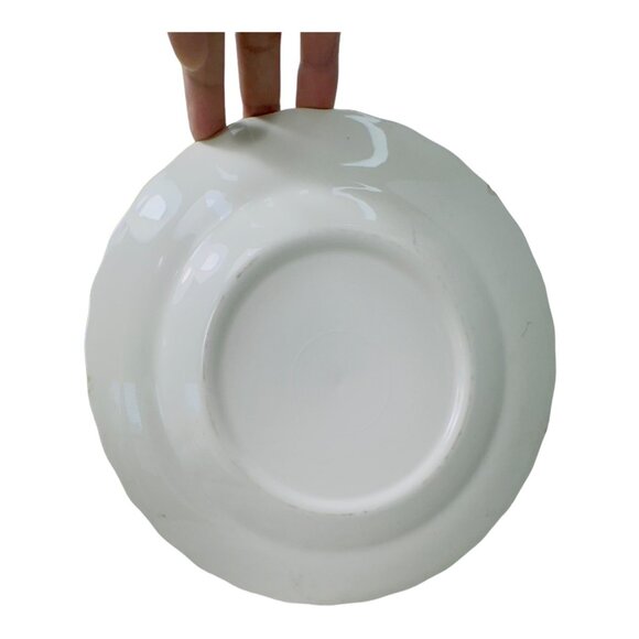 1963 Calendar Decorative Collector 10" Plate, Unmarked, Scalloped Edge - Picture 4 of 4